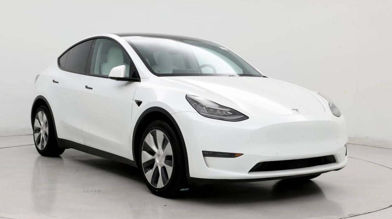 TESLA MODEL Y 2020 5YJYGDEE1LF027577 image